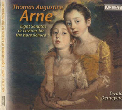 Ewald Demeyere 토마스 어거스티안 안: 하프시코드를 위한 8개의 소나타 (Thomas Augustine Arne : 8 Sonatas For Harpsichord) 