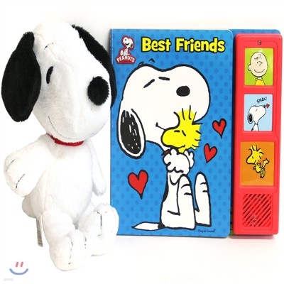 Book & Plush : Snoopy : Best Friend 피넛츠 스누피 인형 + 사운드북