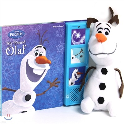 Book & Plush : Frozen : Olaf  겨울왕국 올라프 인형 + 사운드북