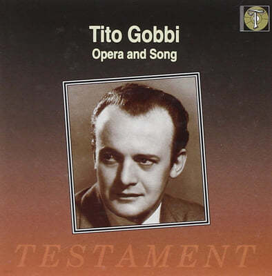 Ƽ  θ   (Tito Gobbi : Opera and Songs) 