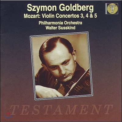 Szymon Goldberg Ʈ: ̿ø ְ 3 4 5 (Mozart : Violin Concertos No3.4.5)