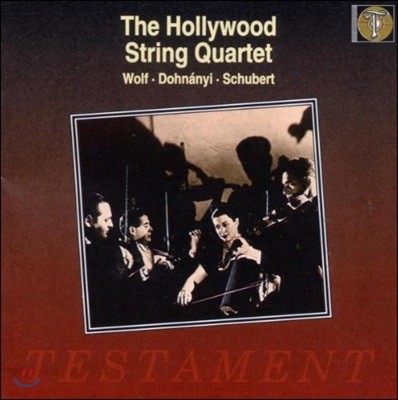 The Hollywood String Quartet  /  / Ʈ (Wolf / Dohnanyi / Schubert)