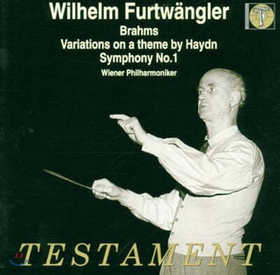 Wilhelm Furtwangler : ̵ ְ,  1 (Brahms : Variations On A Theme By Haydn Op.56, Symphony No.1, Op.68) 