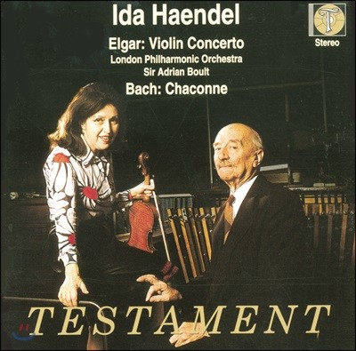 Ida Haendel : ̿ø ְ / : ܴ - ̴  (Elgar: Violin Concerto / Bach: Partita No. 2 for solo violin)