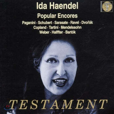 Ida Haendel ޴ ̿ø ڸ (Popular Encores) 