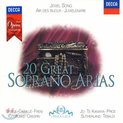 20 Great Soprano Arias : SutherlandㆍTe KanawaㆍCaballeㆍBattleㆍJoㆍFreni