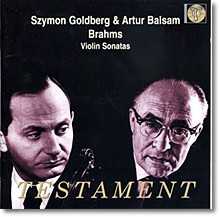Szymon Goldberg /Artur Balsam  : ̿ø ҳŸ (Brahms : Violin Sonatas)
