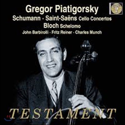 Gregor Piatigorsky  / : ÿ ְ (Schumann / Saint-Saens: Cello Concertos)