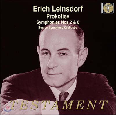 Erich Leinsdorf ǿ:  2 6 (Prokofiev: Symphony No.3, No.5)
