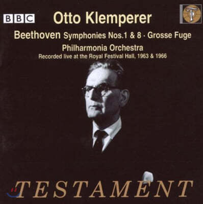 Otto Klemperer 亥:  1, 8 (Beethoven : Symphonies No.1 Op.21, No.8 Op.93) 