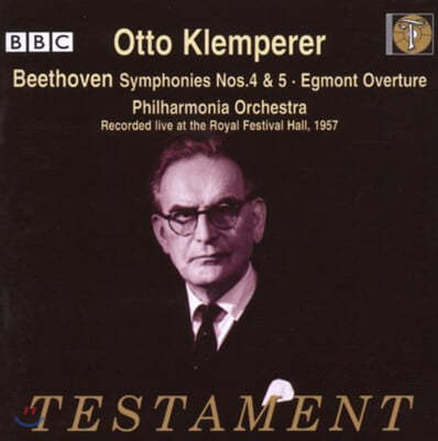 Otto Klemperer 亥:  4, 5 (Beethoven : Symphonies No.4 Op.60, No.5 Op.67) 
