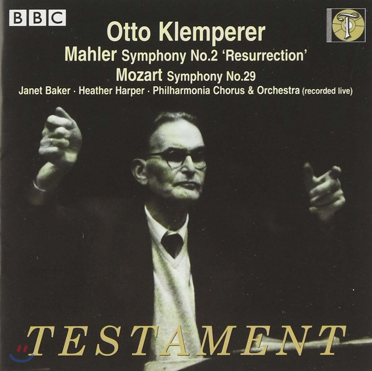 Otto Klemperer 모차르트: 교향곡 29번 / 말러: 교향곡 2번 (Mozart : Symphony No.29 K.201/186a, Mahler : Symphony No.2 &quot;Resurrection&quot;) 