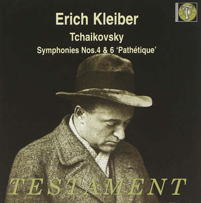 Erich Kleiber  Ű:  4, 6 (Tchaikovsky : Symphonies Nos.4, 6 "Pathetique") 
