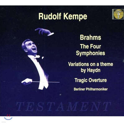 Rudolf Kempe :  1-4 (Brahms : Symphonies Nos.1-4) 