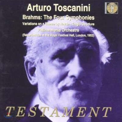 Arturo Toscanini :  1-4, ְ (Brahms : Symphonies Nos.1-4, Variations, Tragic Overture) 