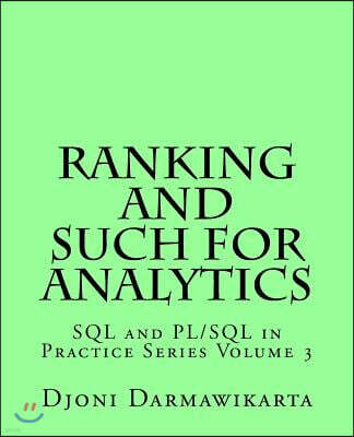 Ranking and Such for Analytics