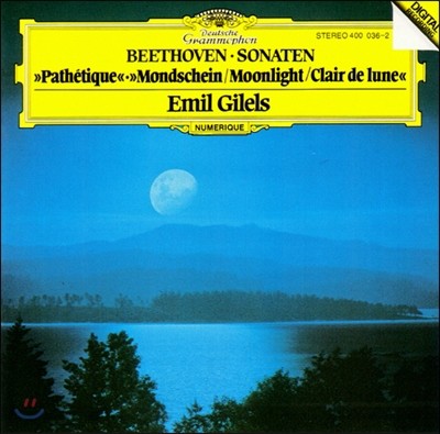 Emil Gilels 베토벤 : 피아노 소나타 14번 "월광", 13번 "비창" (Beethoven: Piano Sonatas) 에밀 길렐스