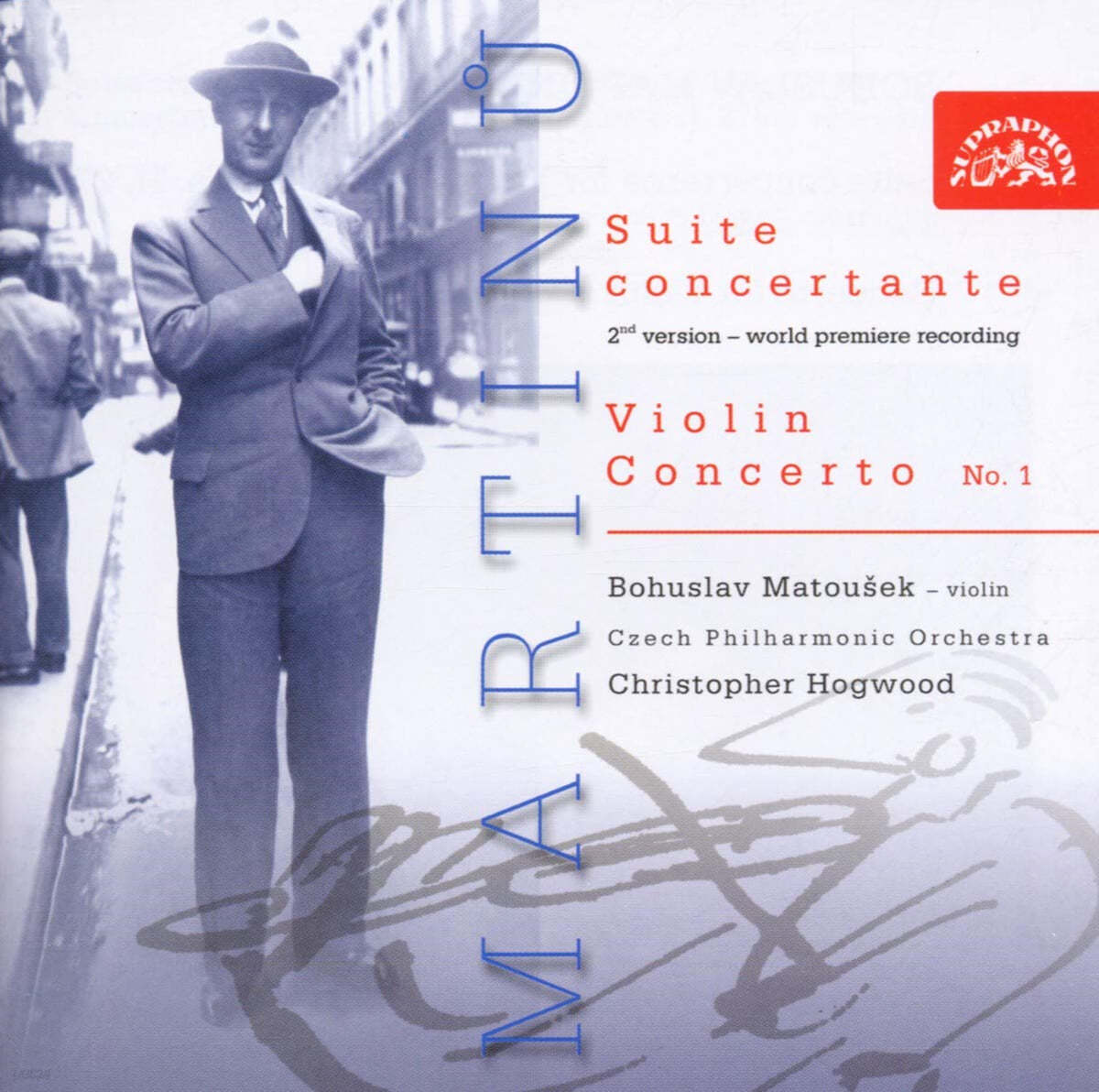 Christopher Hogwood 마르티누: 모음곡 콘체르탄테, 바이올린 협주곡 1번 (Martinu: Suite Concertante for Violin and Orchestra H.276, Violin Concerto H.232 bis)