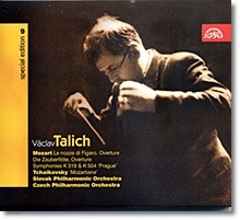 Vaclav Talich Ʈ:  ,  33, 38 / Ű:  4 `ƼƳ` (Mozart: Overtures, Symphonies Nos. 33, 38 / Tchaikovsky: Mozartiana)  Ż