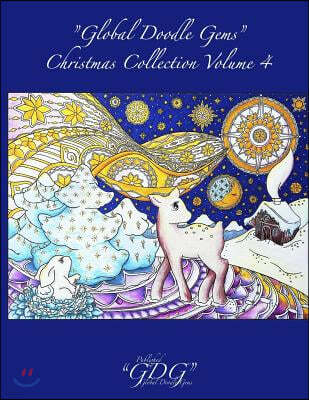 "Global Doodle Gems" Christmas Collection Volume 4: Adult Christmas coloring Book
