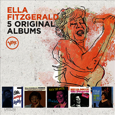 Ella Fitzgerald - 5 Original Albums (With Full Original Artwork) (5CD Box Set)