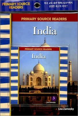 Primary Source Readers Level 3-03 : India (Book+CD)