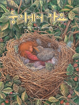 둥지에서 자요