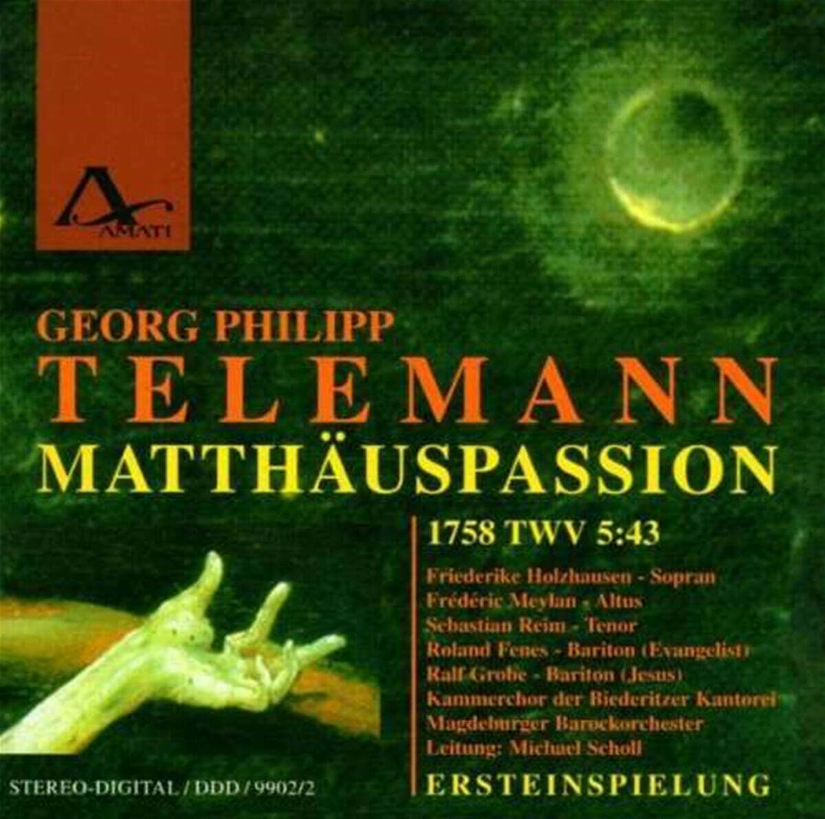 Friderike Holzhausen 텔레만: 마태 수난곡 (Telemann : Matthauspassion 1758 Twv 5:43)
