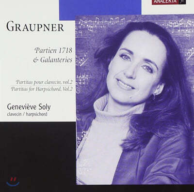 Genevieve Soly ׶: ڵ带  ĸƼŸ (Graupner : Partitas For Harpsichord Vol.2) 