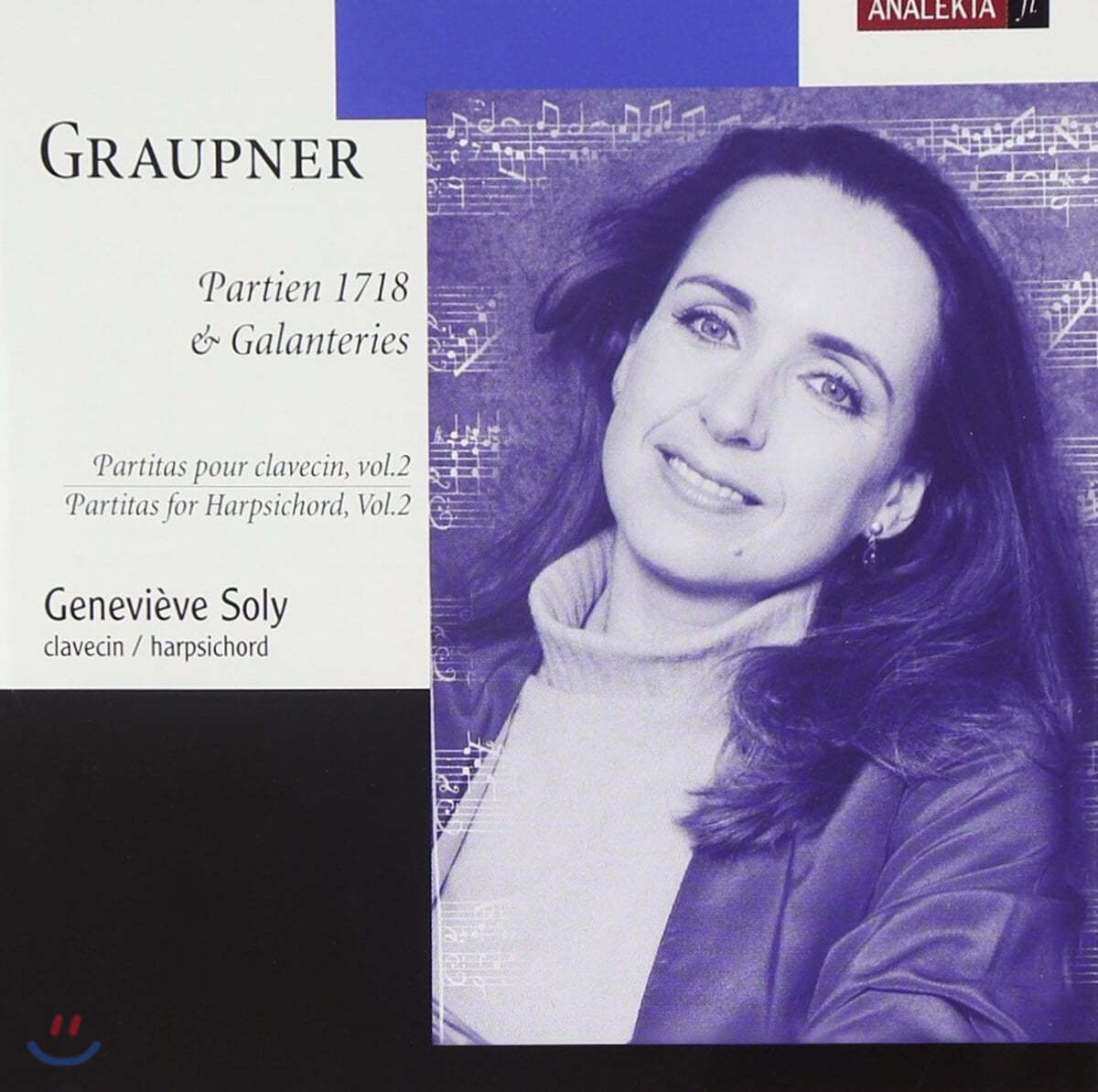 Genevieve Soly 그라우프너: 하프시코드를 위한 파르티타 (Graupner : Partitas For Harpsichord Vol.2) 