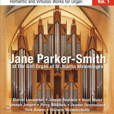 Boulnois 제인 파커 스미스 : 로맨틱 앤 비르투오조 오르간 작품 Vol.1 (Jane Parker-Smith: Romantic & Virtuoso Works for Organ 1)