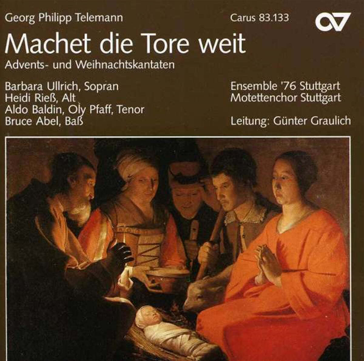 Gunter Graulich 텔레만: 강림절과 성탄 칸타타 (Telemann : Advents and Christmas Cantata) 