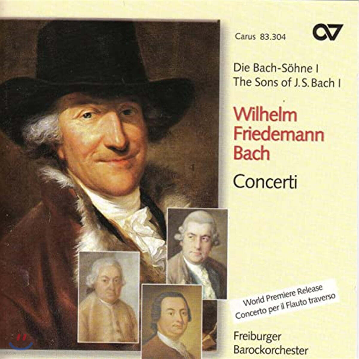 Freiburg Baroque Orchestra 빌헬름 프리데만 바흐: 협주곡 (W.F.Bach: Concertos - Sons of Bach)
