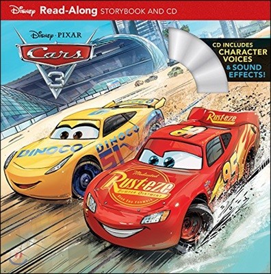 [스크래치 특가]Cars 3 Read-Along Storybook and CD