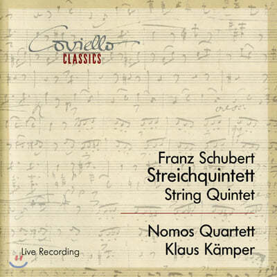 Klaus Kamper 슈베르트: 현악 오중주 (Schubert : String Quintet) 