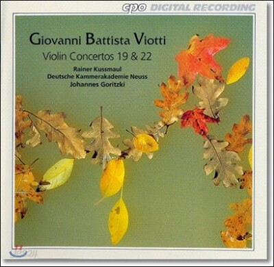 Rainer Kussmaul 비오티: 바이올린 협주곡 19,22번 (Viotti: Violin Concertos Nos. 19, 22)