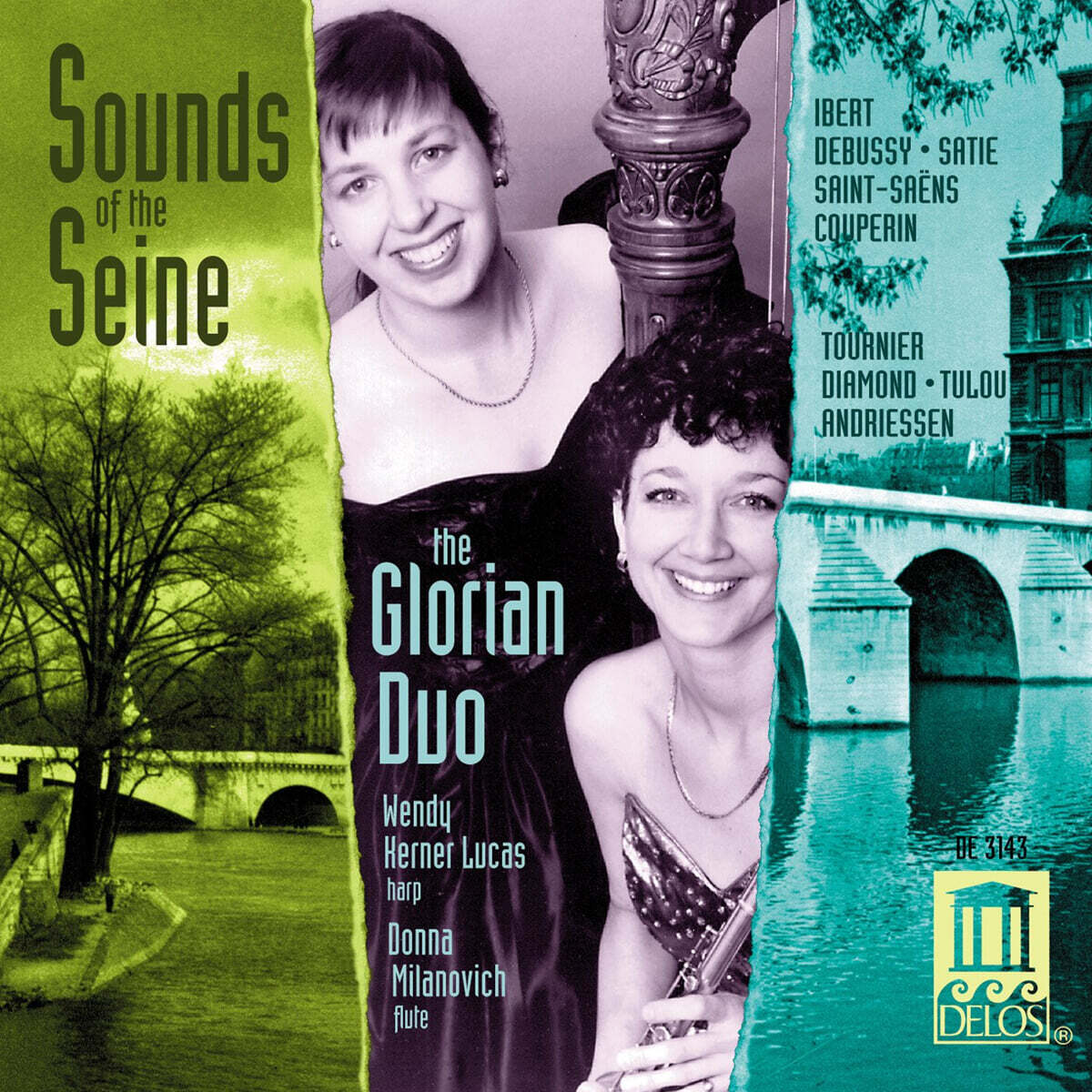 [Delos]Glorian Duo 생상: 환타지아 / 이베르: 동작개시 외 (Saint-Saens: Fantaisie, Op.124 / Ibert: Entr'acte)