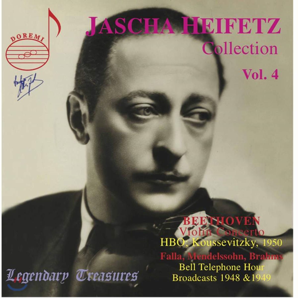 하이페츠 컬렉션 4집 (Jascha Heifetz Collection Vol. 4)
