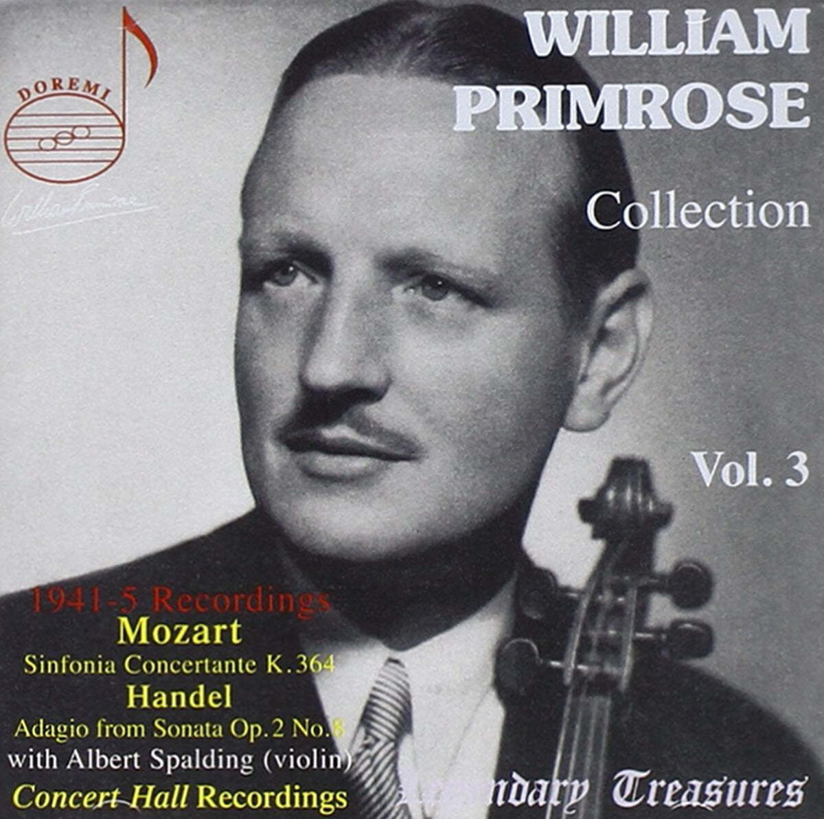 윌리엄 프림로즈 3집 (William Primrose: Legendary Treasures Vol. 3)