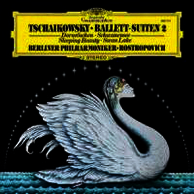 Mstislav Rostropovich — 차이코프스키: 잠자는 숲속의 미녀 & 백조의 호수 모음곡 (Tchaikovsky: Sleeping Beauty, Suite, Op. 66a & Swan Lake, Op. 20 Suite) - Mstislav Rostropovich 앨범 커버