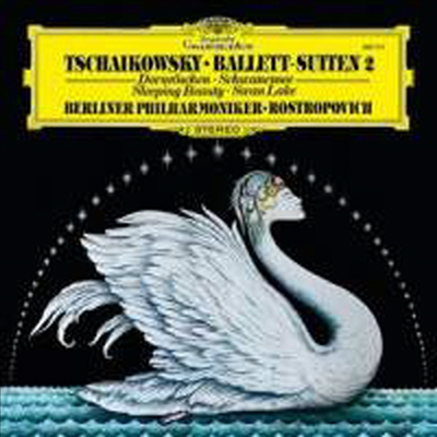 Mstislav Rostropovich — 차이코프스키: 잠자는 숲속의 미녀 & 백조의 호수 모음곡 (Tchaikovsky: Sleeping Beauty, Suite, Op. 66a & Swan Lake, Op. 20 Suite) - Mstislav Rostropovich 앨범 커버