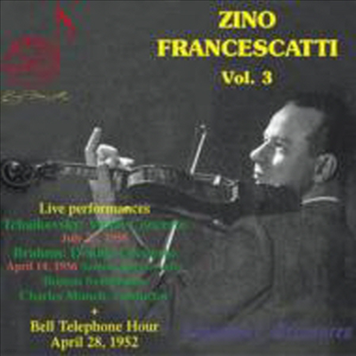  üīƼ Vol.3 (Zino Francescatti Vol.3 - Ű : ̿ø ְ &  :  ְ)(CD) - Zino Francescatti