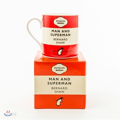 Penguin Mug : Man and Superman (Crimson)