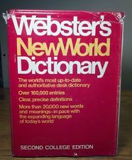 Webster's New World Dictionary Third College Edition 