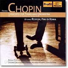 Shura Cherkassky / Rudolf Kempe 쇼팽: 피아노 협주곡 2번 / 레스피기: 로마의 소나무 (Chopin: Piano Concerto Op.21)