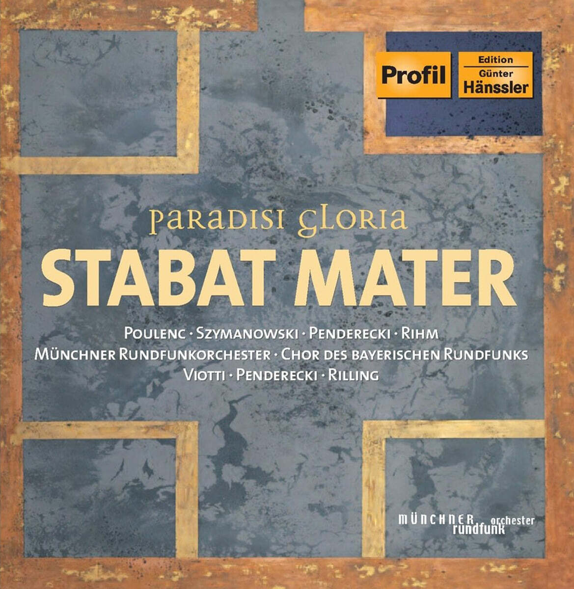 Helmuth Rilling 펜데레츠키 / 폴랑 / 심마노브스키 / 림: 스타바트 마테르 (Penderecki / Poulenc / Szymanowsky / Rihm : Stabat Mater)