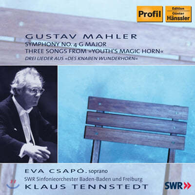 Klaus Tennstedt :  4 (Mahler : Symphony No.4, Three Songs From 'Des Knaben Wunderhorn') 