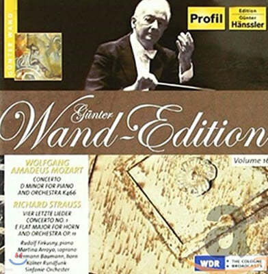 Gunter Wand Ʈ: ǾƳ ְ / R.Ʈ콺: װ  뷡 (Mozart : Piano Concerto K.466 / R. Strauss : 4 Last Songs, Horn Concerto No.1) 