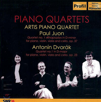 Artis Piano Quartet 庸 / ֿ : ǾƳ  (Dvorak : Piano Quartet No.1 Op.23 / Juon : Piano Quartet No.1 Op.37 'Rhapsody')