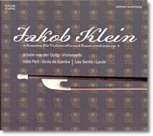 Kristin Von Der Goltz 야콥 클라인: 6개의 첼로 소나타 (Jacob Klein : Cello Sonatas Op.4)